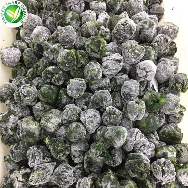 frozen spinach pellets manufacturer